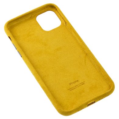 Чохол Alcantara Full для iPhone 12 MINI Yellow купити