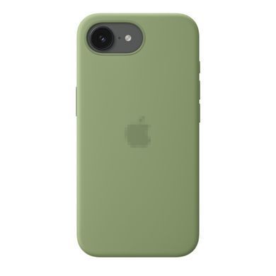 Чохол Silicone Case with MagSafe OEM для iPhone 17e Light Moss