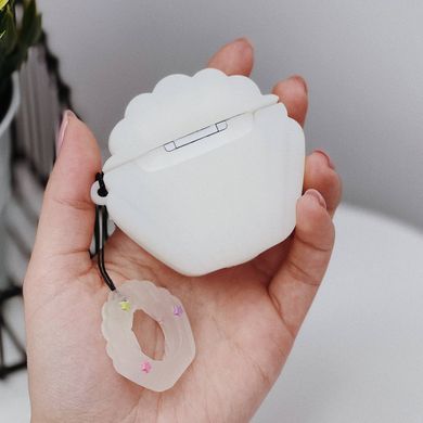 Чохол 3D для AirPods 1 | 2 Sea Shell White - ash-mobile.com.ua - фото 3