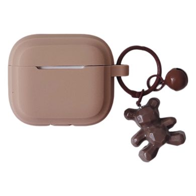 Чохол Bear Charm для AirPods 3 Brown - ash-mobile.com.ua - фото 1