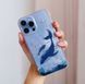 Чехол прозрачный Print Animal Blue для iPhone 16e | 17e Whale