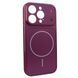 Чохол Nofelet AG Glass with MagSafe для iPhone 13 PRO MAX Dark Cherry - ash-mobile.com.ua - фото 1
