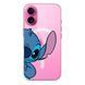 Чохол прозорий Print Blue Monster with MagSafe для iPhone 17 Air Half