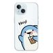 Чехол прозрачный Print Shark with MagSafe для iPhone 14 Plus Shark Cocktail