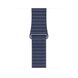 Шкіряний Ремінець Leather Loop Band для Apple Watch 42/44/45 mm Midnight blue