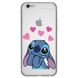 Чехол прозрачный Print для iPhone 6 | 6s Blue monster Love