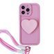 Чехол Heart Popsocket Case для iPhone 14 PRO MAX Pink - ash-mobile.com.ua - фото 1