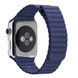 Шкіряний Ремінець Leather Loop Band для Apple Watch 42/44/45 mm Midnight blue