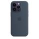 Чехол Silicone Case Full OEM+MagSafe для iPhone 14 PRO Storm Blue