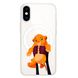 Чохол прозорий Print Lion King with MagSafe для iPhone XS MAX Simba King купити