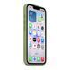 Чохол Silicone Case with MagSafe OEM для iPhone 17e Light Moss