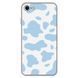 Чехол прозрачный Print Animal Blue для iPhone 16e | 17e Cow - ash-mobile.com.ua - фото 1