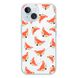 Чохол прозорий Print Animals with MagSafe для iPhone 14 Plus Fox
