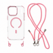 Чохол Crossbody Case MagSafe на шнурку для iPhone 17 PRO Pink
