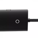 Перехідник для MacBook USB-C Хаб Baseus Lite Series 4 в 1 (Type-C to USB 3.0*4) (0.25m) Black