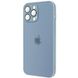 Чехол AG-Glass Matte Case для iPhone 15 PRO Sierra Blue