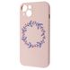 Чехол WAVE Minimal Art Case with MagSafe для iPhone 13 Pink Sand/Wreath