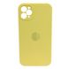 Чохол Silicone Case FULL+Camera Square для iPhone 12 PRO Yellow купити