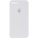 Чохол Silicone Case FULL+Camera Square для iPhone 7 Plus | 8 Plus White купити