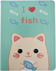Чохол Slim Case для iPad | 2 | 3 | 4 9.7 I love fish Mint купити