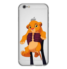 Чехол прозрачный Print Lion King для iPhone 6 | 6s Simba King купить