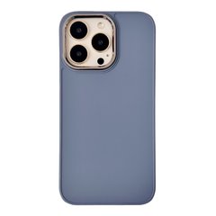 Чехол Matte Colorful Metal Frame для iPhone 14 PRO Lavander Grey