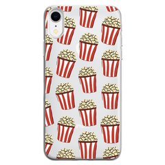 Чохол прозорий Print FOOD для iPhone XR Popcorn купити
