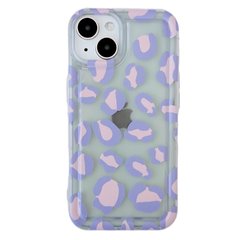 Чохол Purple Leopard Case для iPhone 13 Transparent