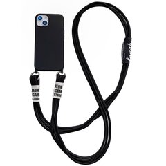 Чехол TPU two straps California Case для iPhone 12 PRO MAX Black купить