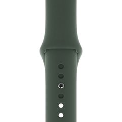 Ремешок Silicone Sport Band для Apple Watch 42mm | 44mm | 45mm | 49mm Dark Green розмір S купить