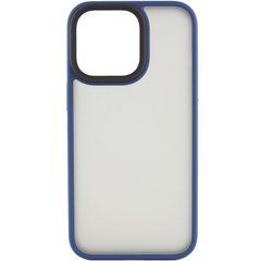 Чехол Shadow Matte Metal Buttons для iPhone 14 PRO Blue