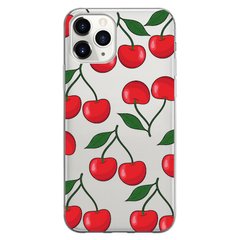 Чехол прозрачный Print Cherry Land для iPhone 11 PRO MAX Big Cherry купить