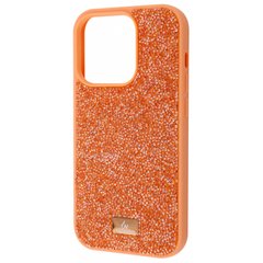 Чехол Bling World Grainy Diamonds для iPhone 15 PRO Sunset Gold