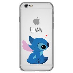 Чехол прозрачный Print для iPhone 6 | 6s Blue monster Ohana купить