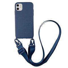 Чехол STRAP COLOR Case для iPhone 14 Plus Cobalt Blue