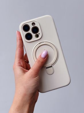 Чохол Silicone Case with Ring Stand Full Camera для iPhone 12 PRO MAX Charcoal Grey - ash-mobile.com.ua - фото 2
