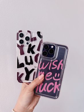 Чехол Transparent Shockproof Case для iPhone 14 Plus Lucky - ash-mobile.com.ua - фото 4