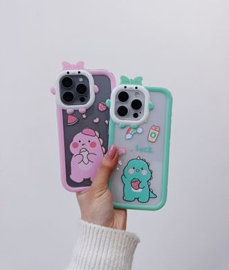 Чехол Sweet Dinosaur Case для iPhone 15 Green - ash-mobile.com.ua - фото 4