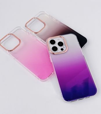 Чохол Gradient glitter для iPhone 14 PRO MAX Purple - ash-mobile.com.ua - фото 4