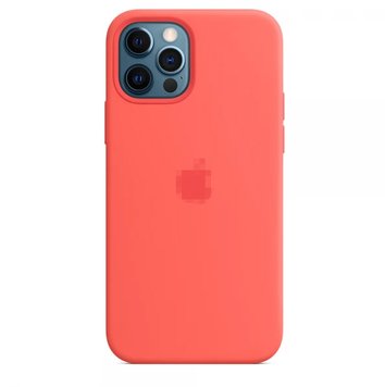 Чохол Silicone Case Full OEM для iPhone 12 | 12 PRO Pink Citrus - ash-mobile.com.ua - фото 1