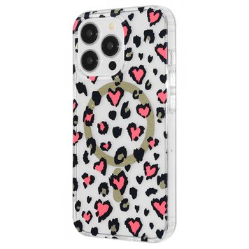 Чехол Elegance Case with MagSafe для iPhone 12 | 12 PRO Leopard Pink - ash-mobile.com.ua - фото 1