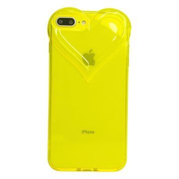 Чохол Transparent Love Case для iPhone 7 Plus | 8 Plus Yellow - ash-mobile.com.ua - фото 1