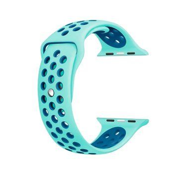 Ремінець Nike Sport Band для Apple Watch 38mm | 40mm | 41mm | 42mm (10 | 11 series) Mint/Midnight Blue - ash-mobile.com.ua - фото 1