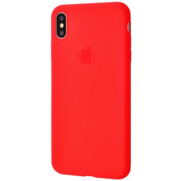 Чохол Silicone Case Ultra Thin для iPhone XS MAX Red - ash-mobile.com.ua - фото 1