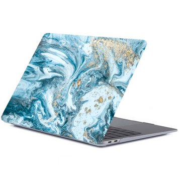 Накладка Picture DDC пластик для MacBook Pro 15.4" Retina (2012-2015) Marble Blue/Yellow - ash-mobile.com.ua - фото 1