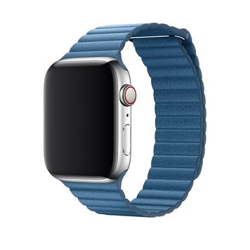 Кожаный ремешок Leather Loop Band для Apple Watch 42mm | 44mm | 45mm | 46mm | 49mm Cape Cod Blue - ash-mobile.com.ua - фото 1