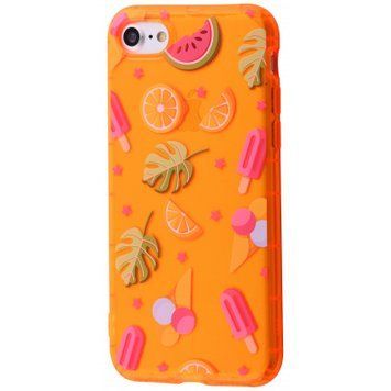 Чохол Summer Time Case для iPhone 7 Plus | 8 Plus Orange/Ice cream - ash-mobile.com.ua - фото 1
