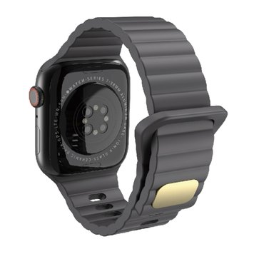 Ремінець Simple Stylish Band для Apple Watch 42mm | 44mm | 45mm | 46mm | 49mm Dark Gray - ash-mobile.com.ua - фото 1