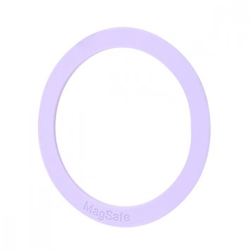 Кільце Silicone MagSafe Light Purple - ash-mobile.com.ua - фото 1