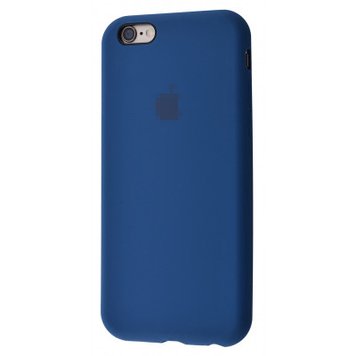 Чехол Silicone Case Full для iPhone 6 | 6s Blue Cobalt - ash-mobile.com.ua - фото 1